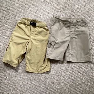 Two shorts! Boys Patagonia & north face quick dry